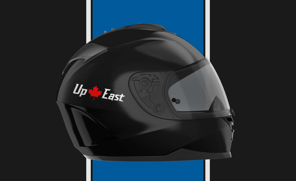 Up East Logo Sticker
